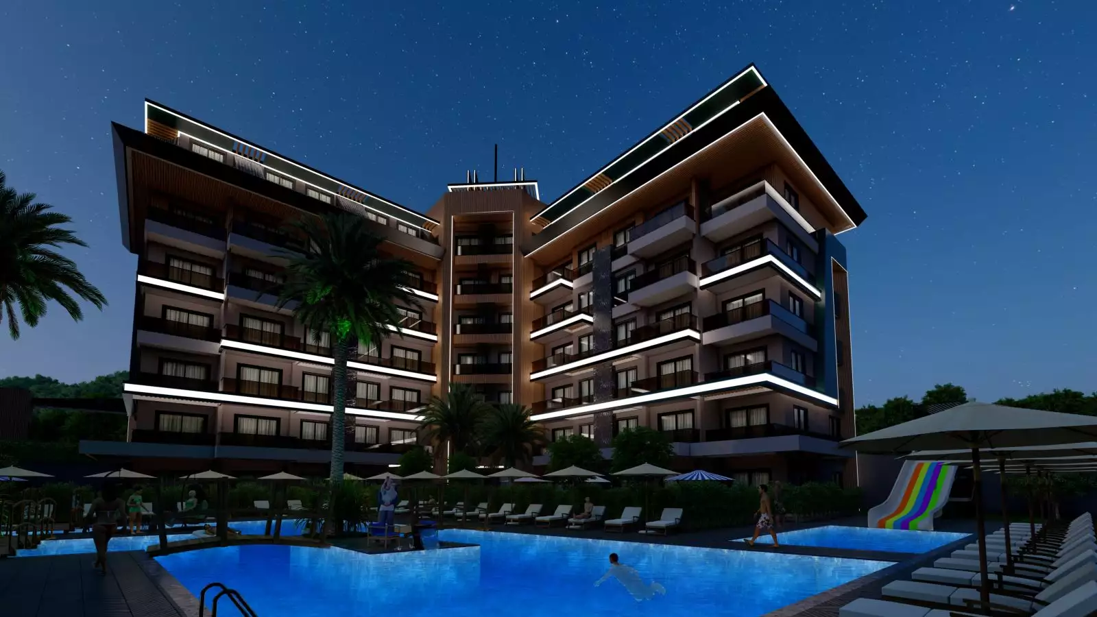 Flat 58m² in Turkey, Kargicak. Priced at 182000€ rent photo-17