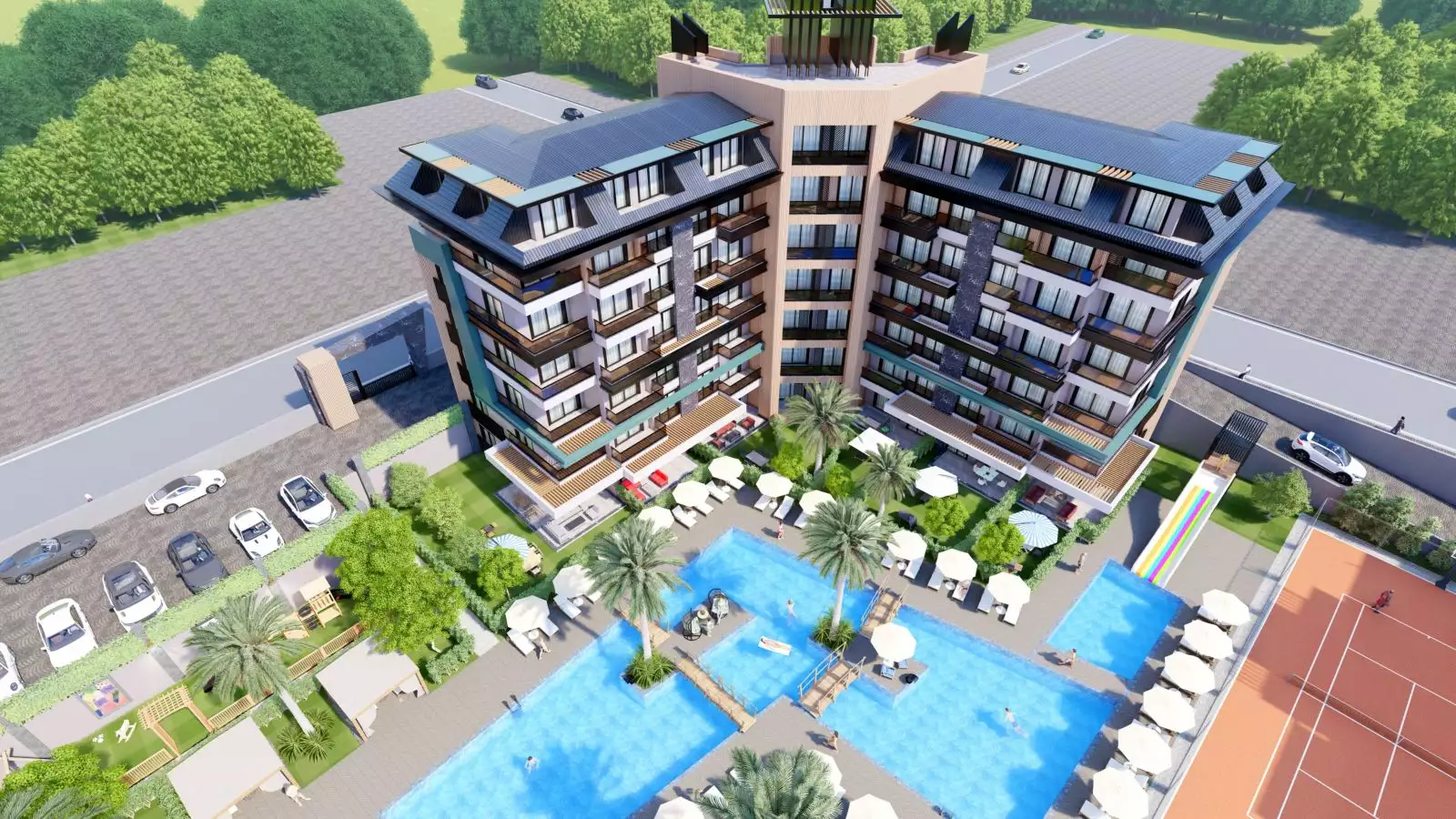Flat 58m² in Turkey, Kargicak. Priced at 182000€ rent photo-19