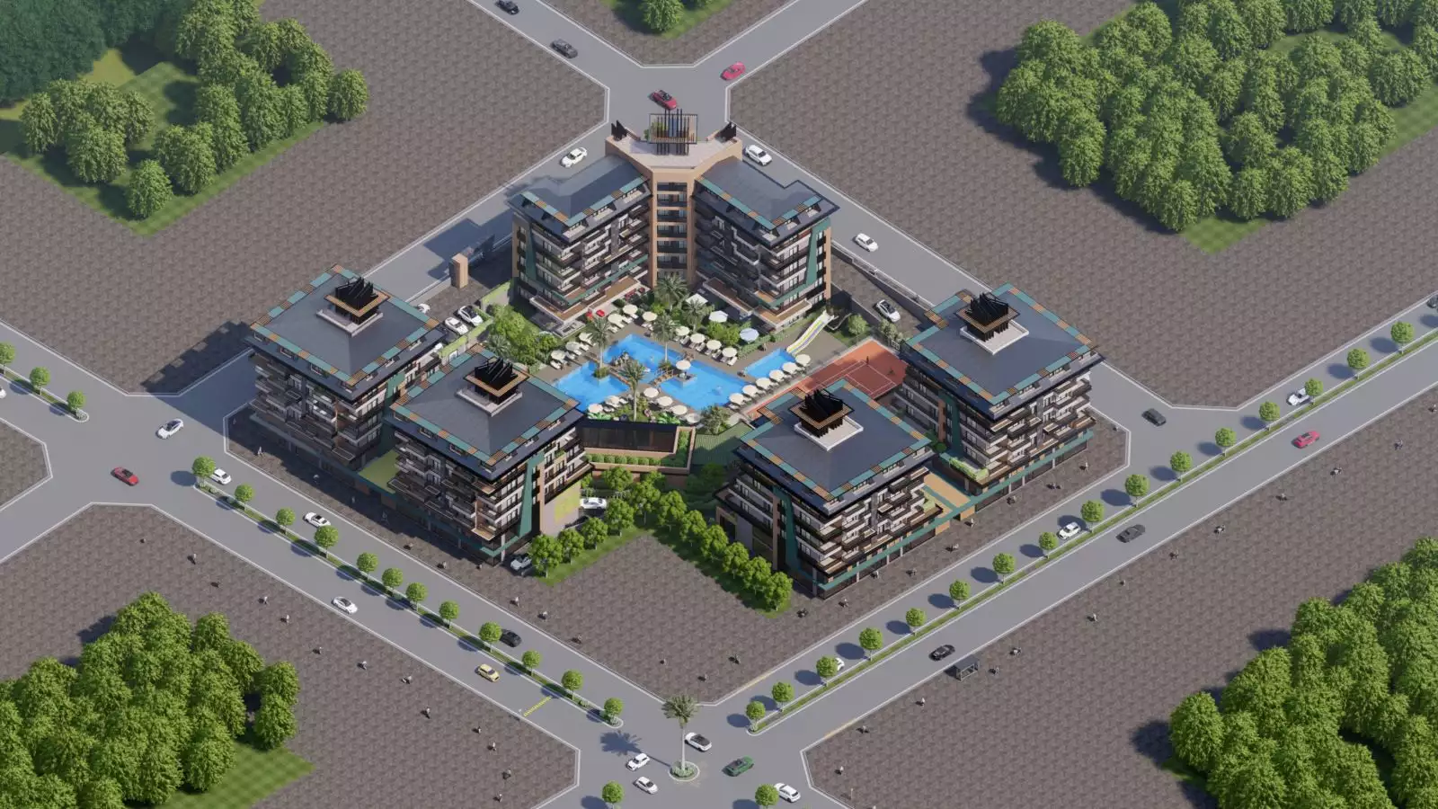Flat 58m² in Turkey, Kargicak. Priced at 182000€ rent photo-25