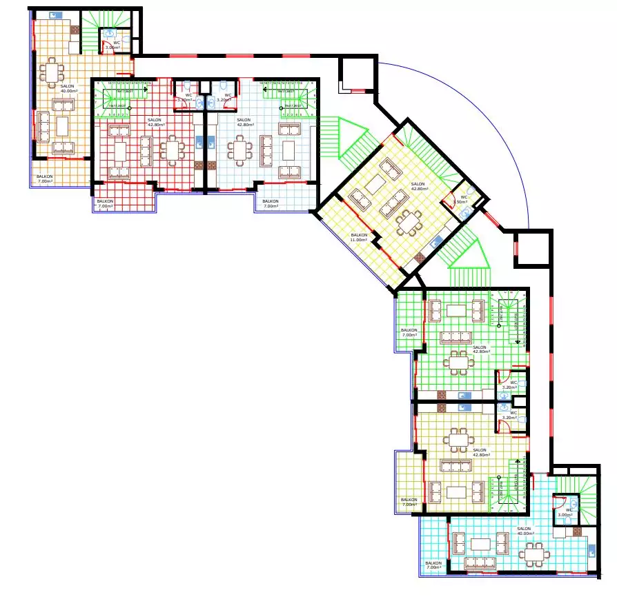 Flat 58m² in Turkey, Kargicak. Priced at 182000€ rent photo-29