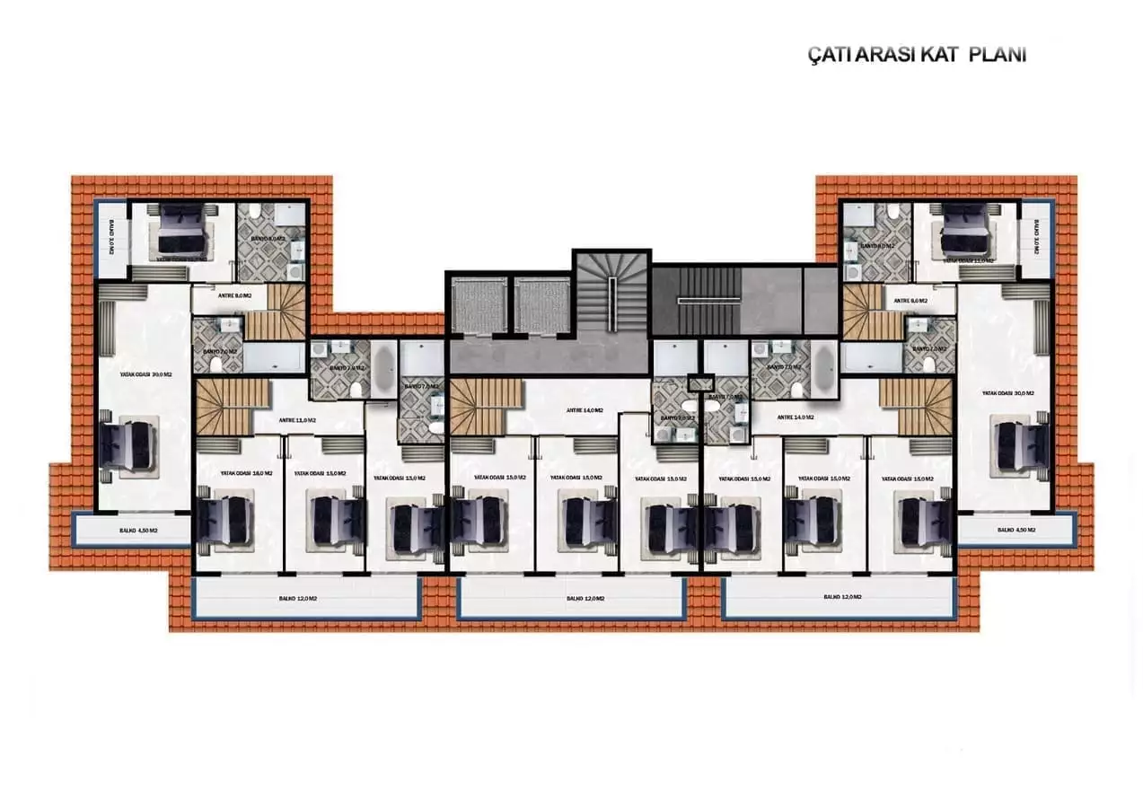 Flat 66m² in Turkey, Demirtas. Priced at 184000€ rent photo-24
