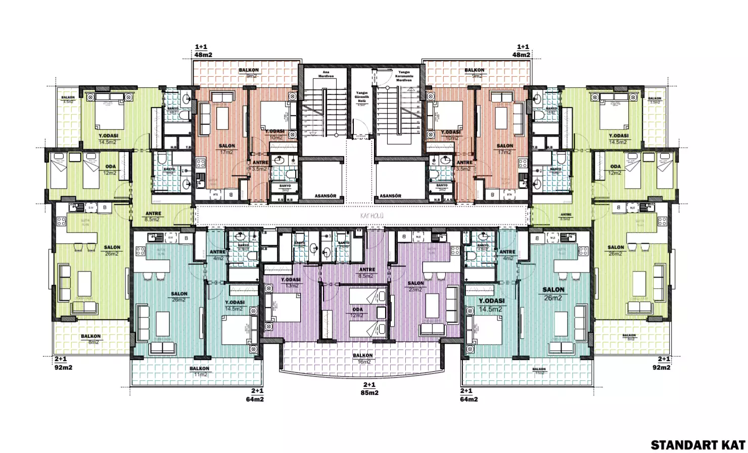 Flat 64m² in Turkey, Avsallar. Priced at 220000€ rent photo-17