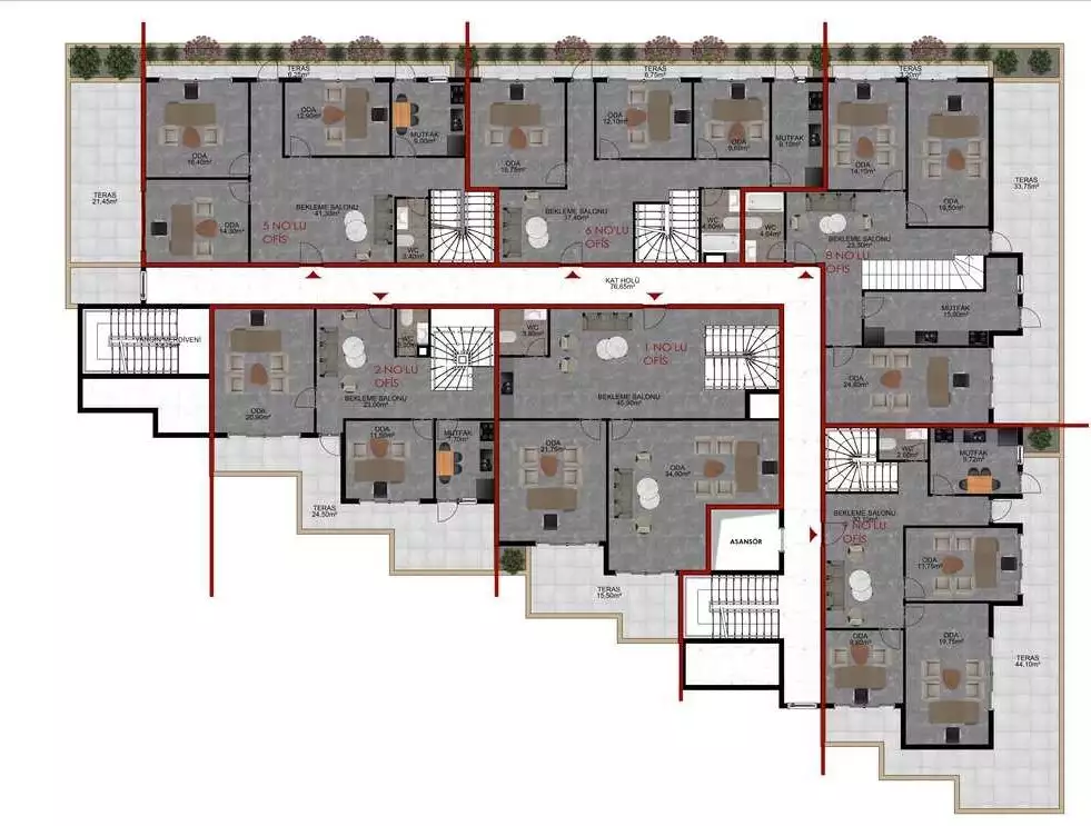 Other Properties 169m² in Turkey, Oba. Priced at 260000€ rent photo-25