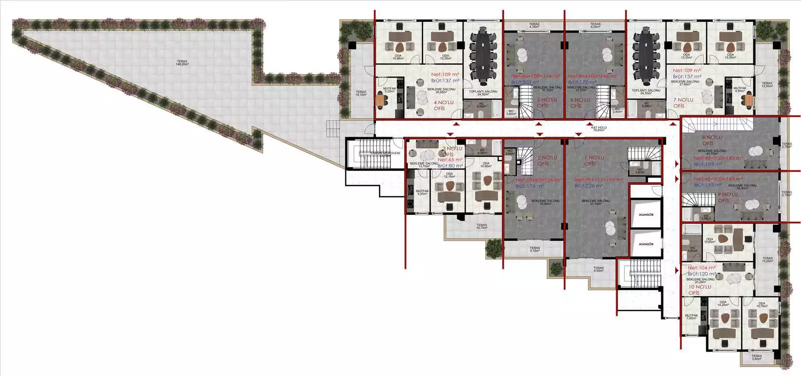 Other Properties 169m² in Turkey, Oba. Priced at 260000€ rent photo-28