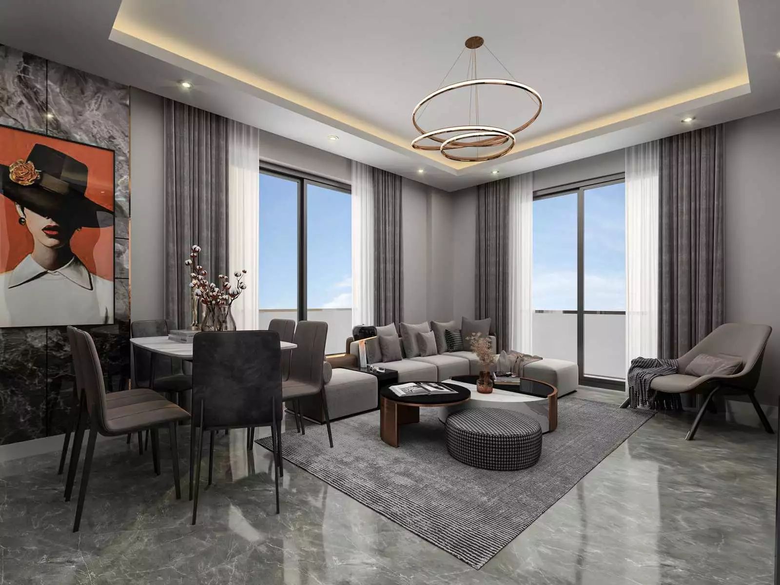Flat 56m² in Turkey, Oba. Priced at 135000€ rent photo-21