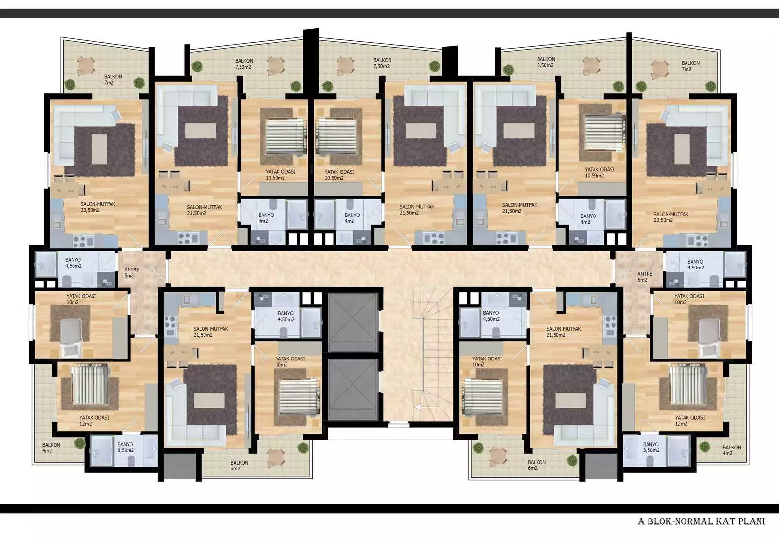 Flat 52m² in Turkey, Oba. Priced at 122000€ rent photo-27
