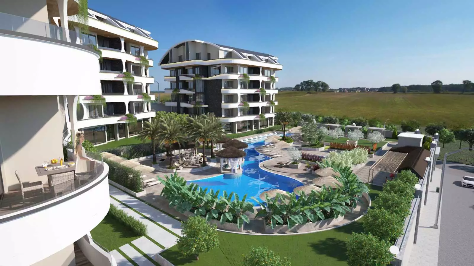 Flat 55m² in Turkey, Oba. Priced at 145000€ rent photo-4