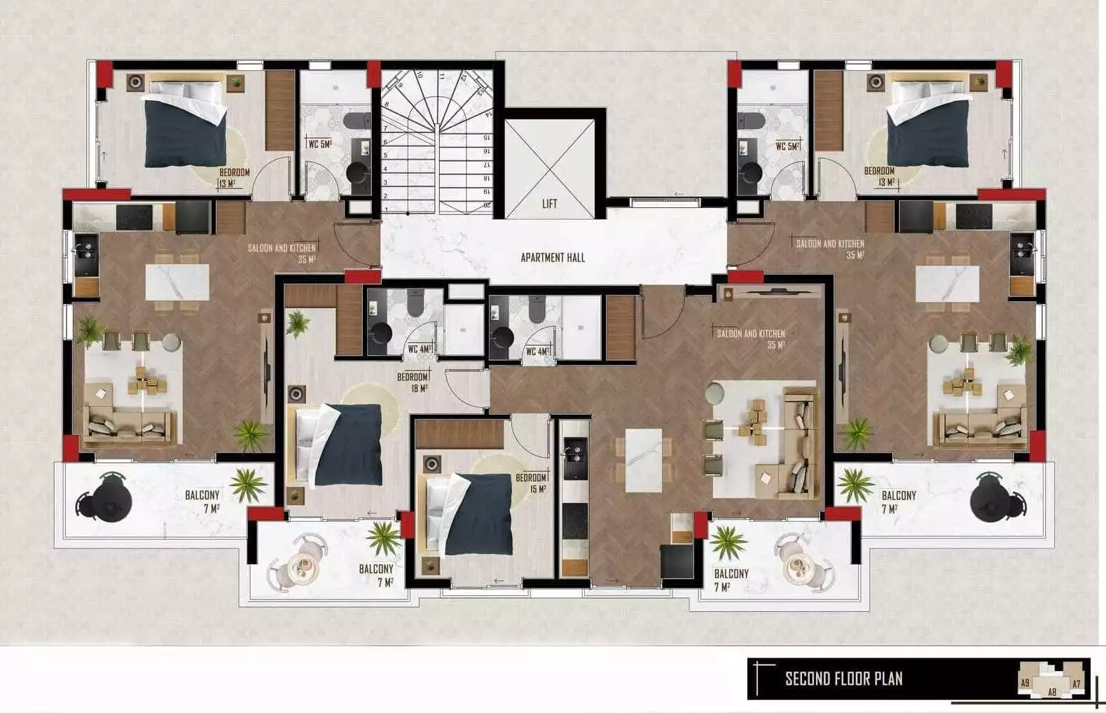 Flat 60m² in Turkey, Oba. Priced at 135000€ rent photo-22