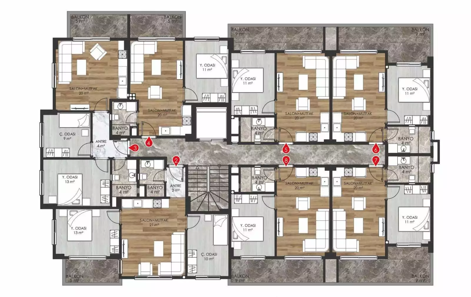 Flat 48m² in Turkey, Oba. Priced at 145000€ rent photo-22