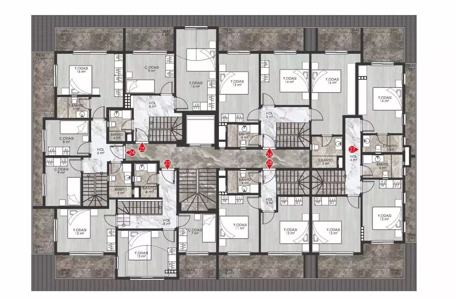 Flat 48m² in Turkey, Oba. Priced at 145000€ rent photo-26