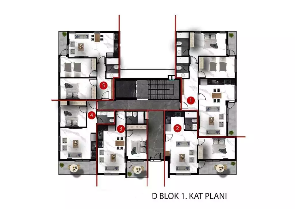 Flat 50m² in Turkey, Oba. Priced at 150000€ rent photo-15