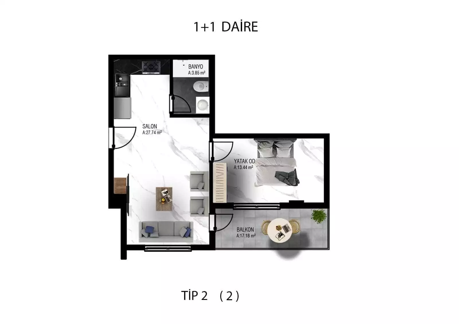 Flat 50m² in Turkey, Oba. Priced at 150000€ rent photo-16