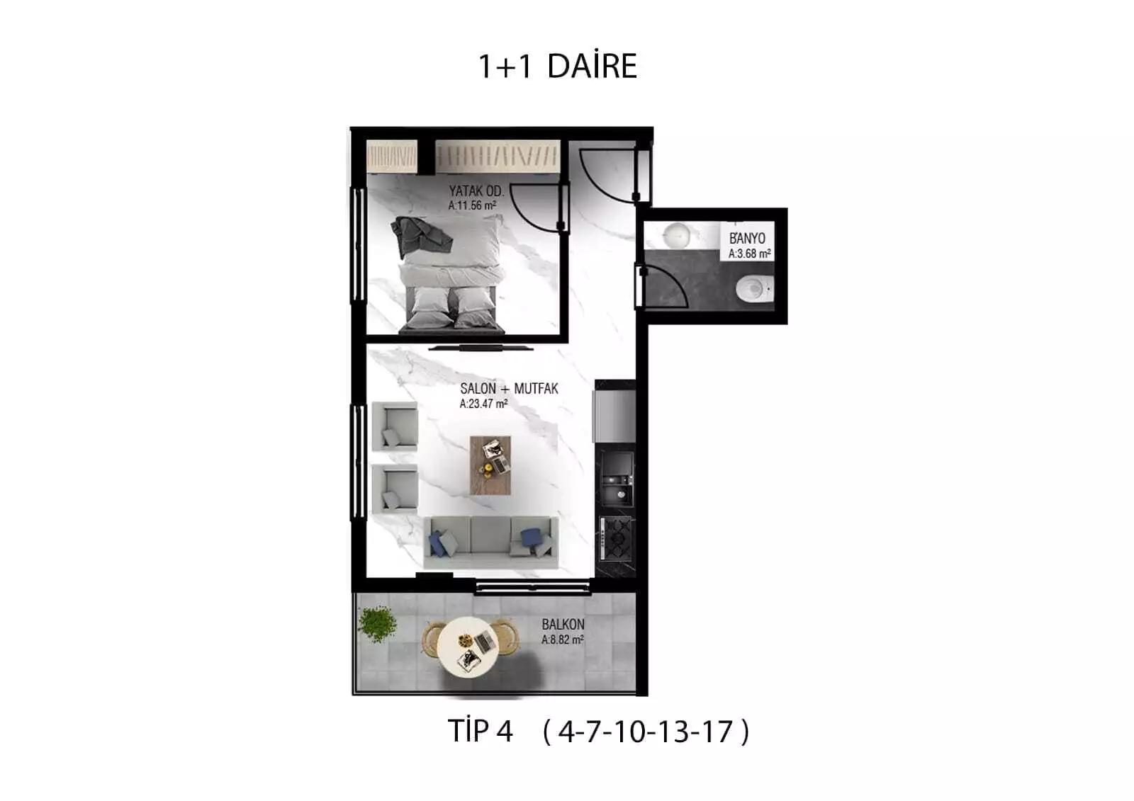 Flat 50m² in Turkey, Oba. Priced at 150000€ rent photo-17