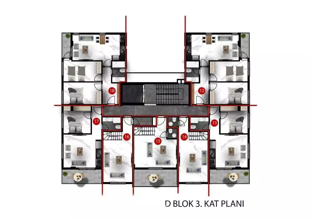 Flat 50m² in Turkey, Oba. Priced at 150000€ rent photo-23