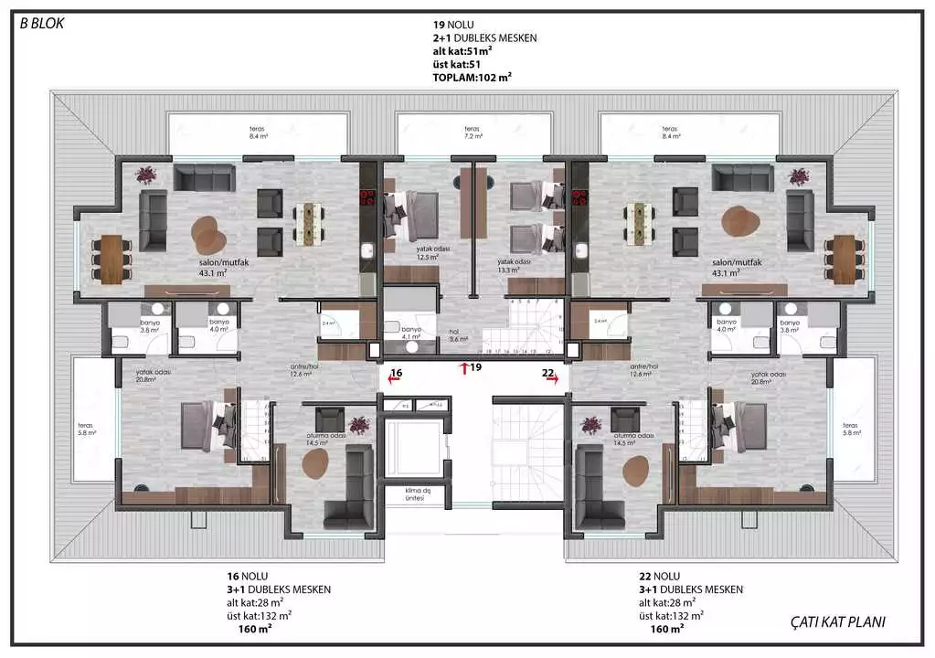 Flat 50m² in Turkey, Oba. Priced at 135000€ rent photo-28