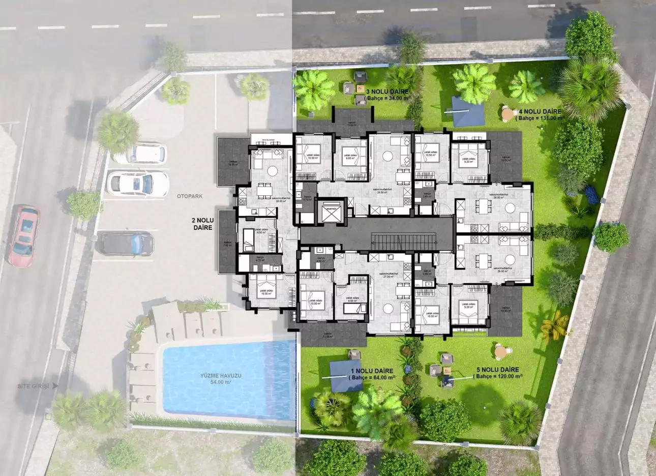 Flat 75m² in Turkey, Alania. Priced at 180000€ rent photo-25