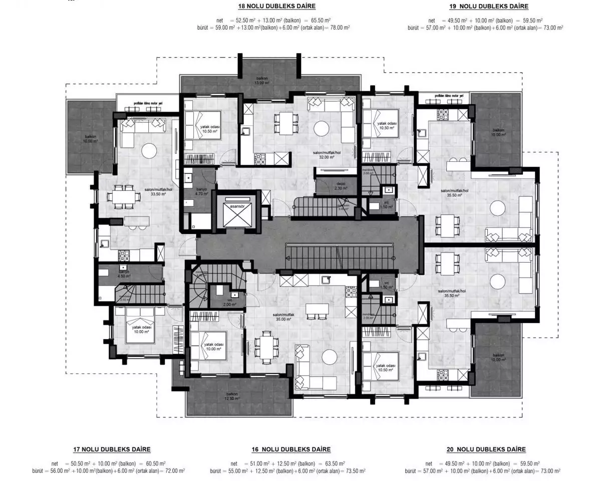 Flat 75m² in Turkey, Alania. Priced at 180000€ rent photo-31
