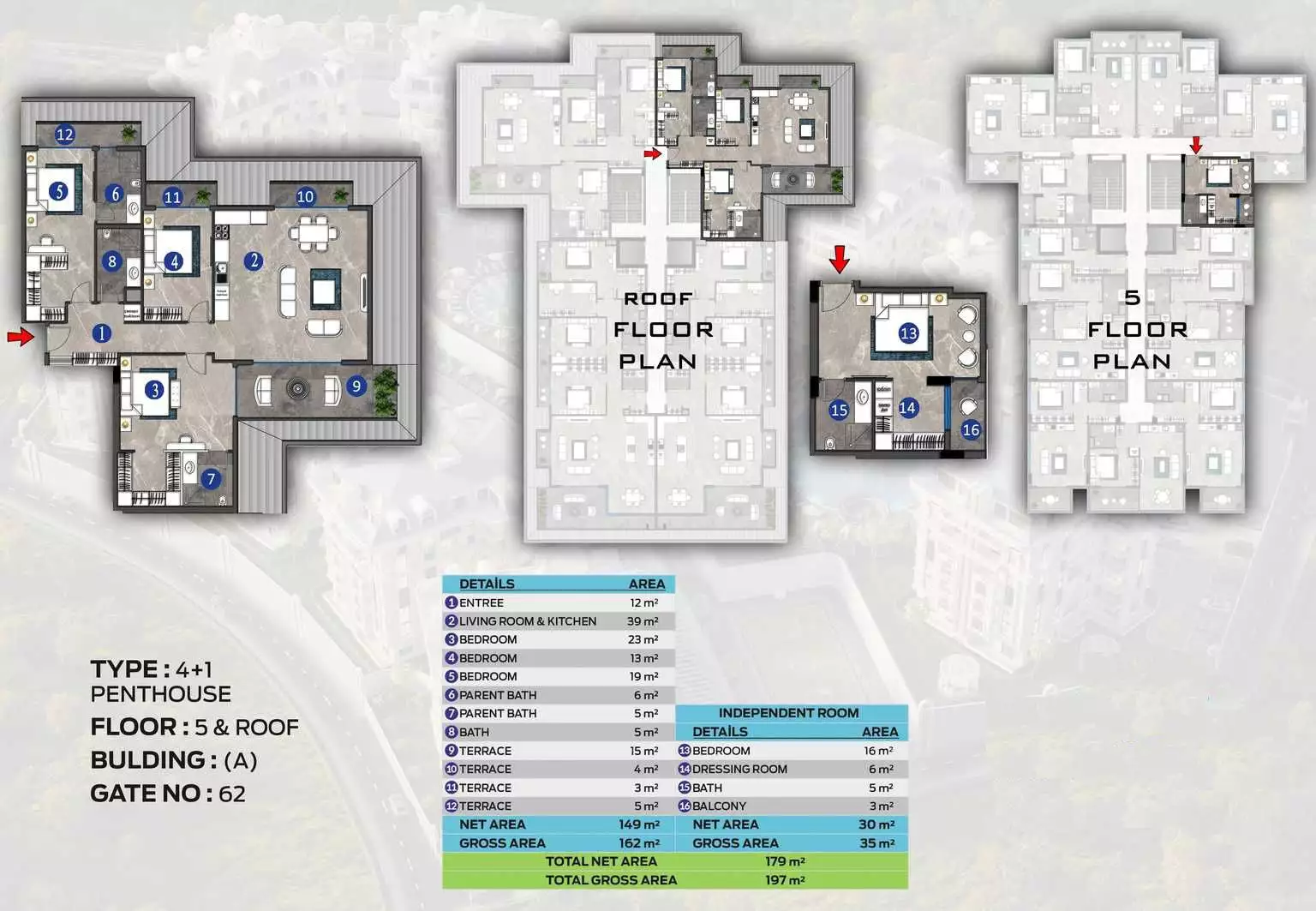 Flat 46m² in Turkey, Oba. Priced at 175000€ rent photo-26