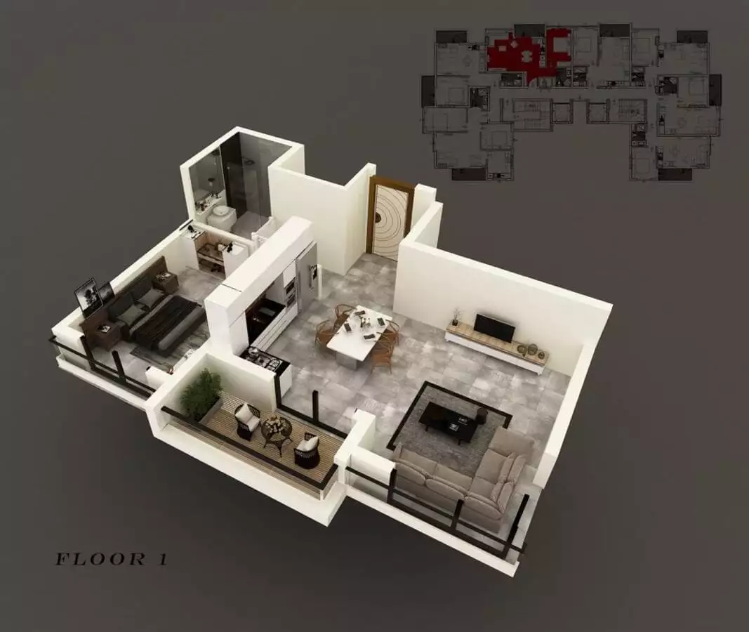 Flat 50m² in Turkey, Mahmutlar. Priced at 130000€ rent photo-7