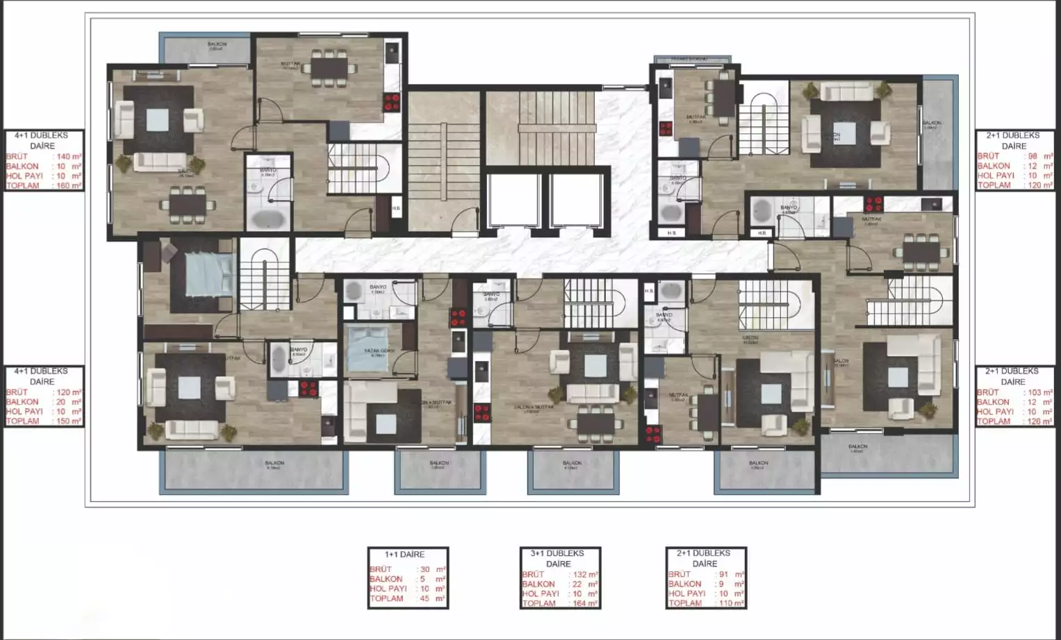 Flat 55m² in Turkey, Mahmutlar. Priced at 125000€ rent photo-12