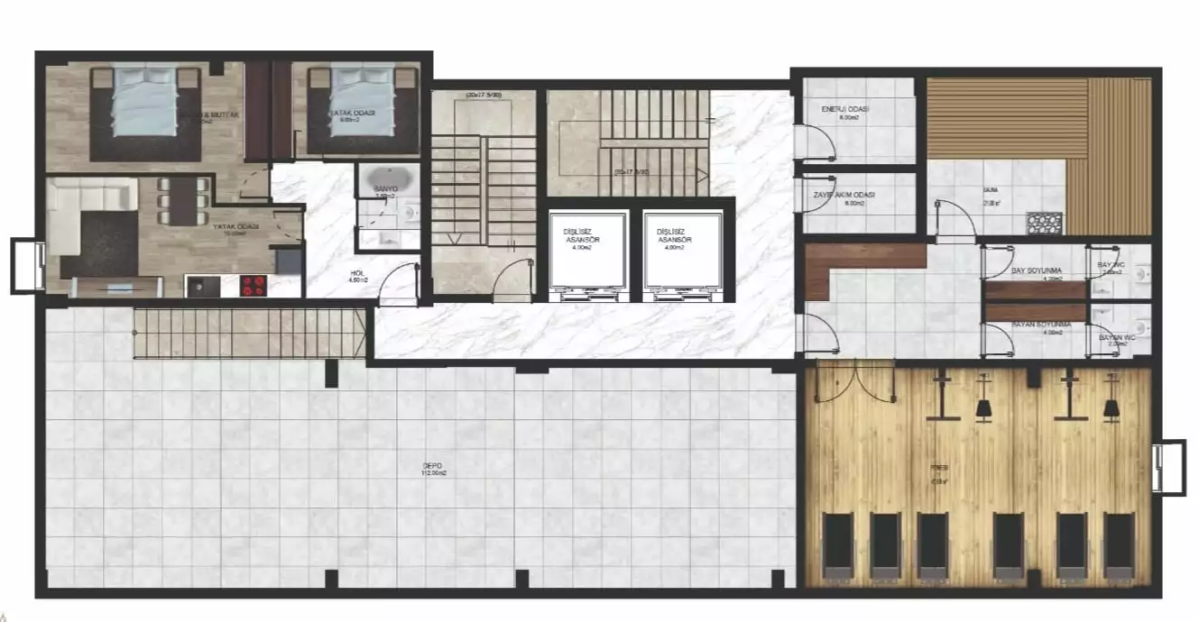 Flat 55m² in Turkey, Mahmutlar. Priced at 125000€ rent photo-14