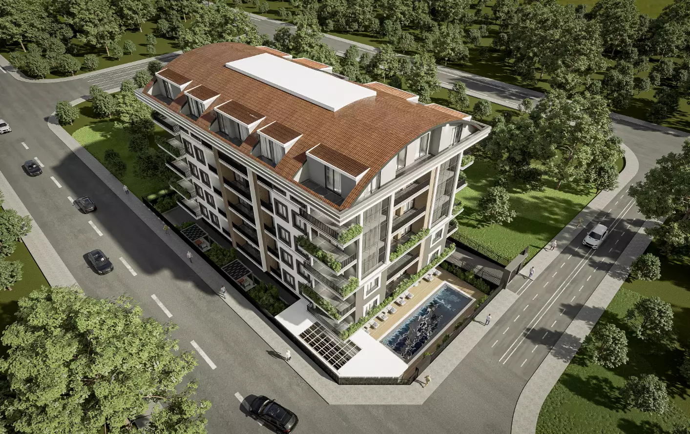 Penthouse 110m² in Turkey, Mahmutlar. Priced at 220000€ rent photo-11