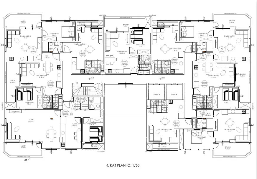 Penthouse 110m² in Turkey, Mahmutlar. Priced at 220000€ rent photo-29