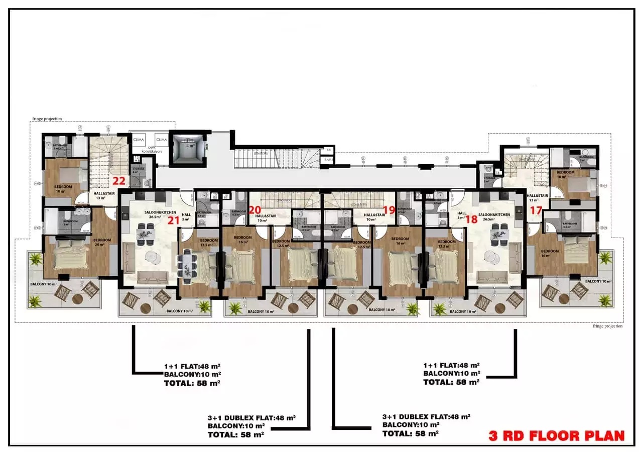 Flat 58m² in Turkey, Kestel. Priced at 159000€ rent photo-13