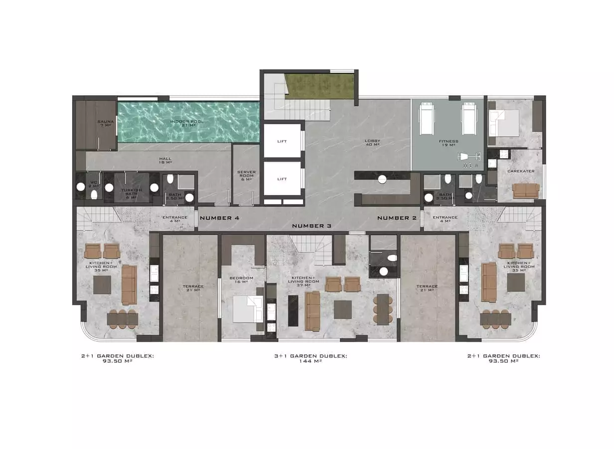 Flat 60m² in Turkey, Kestel. Priced at 209000€ rent photo-15