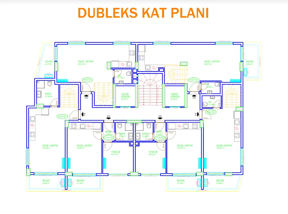 Flat 51m² in Turkey, Mahmutlar. Priced at 129000€ rent photo-29