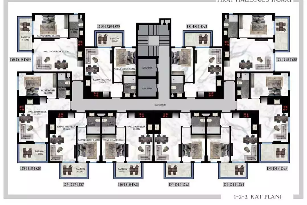 Flat 50m² in Turkey, Mahmutlar. Priced at 98000€ rent photo-9