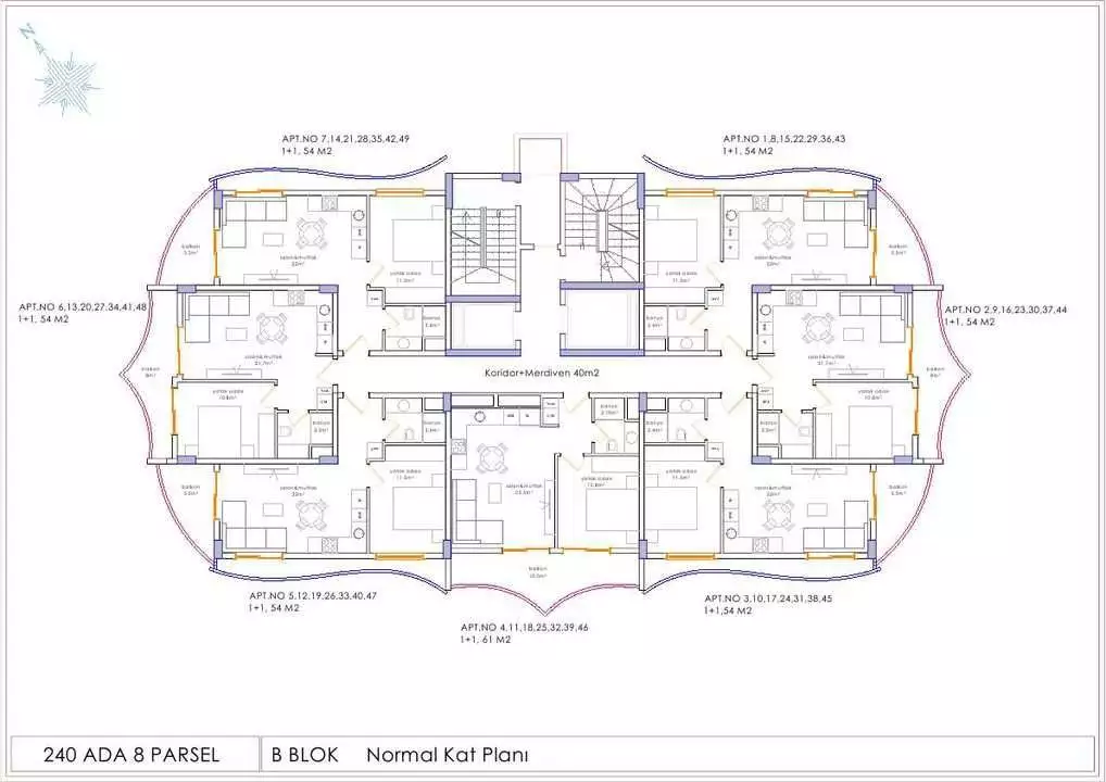 Flat 54m² in Turkey, Tosmur. Priced at 280000€ rent photo-25