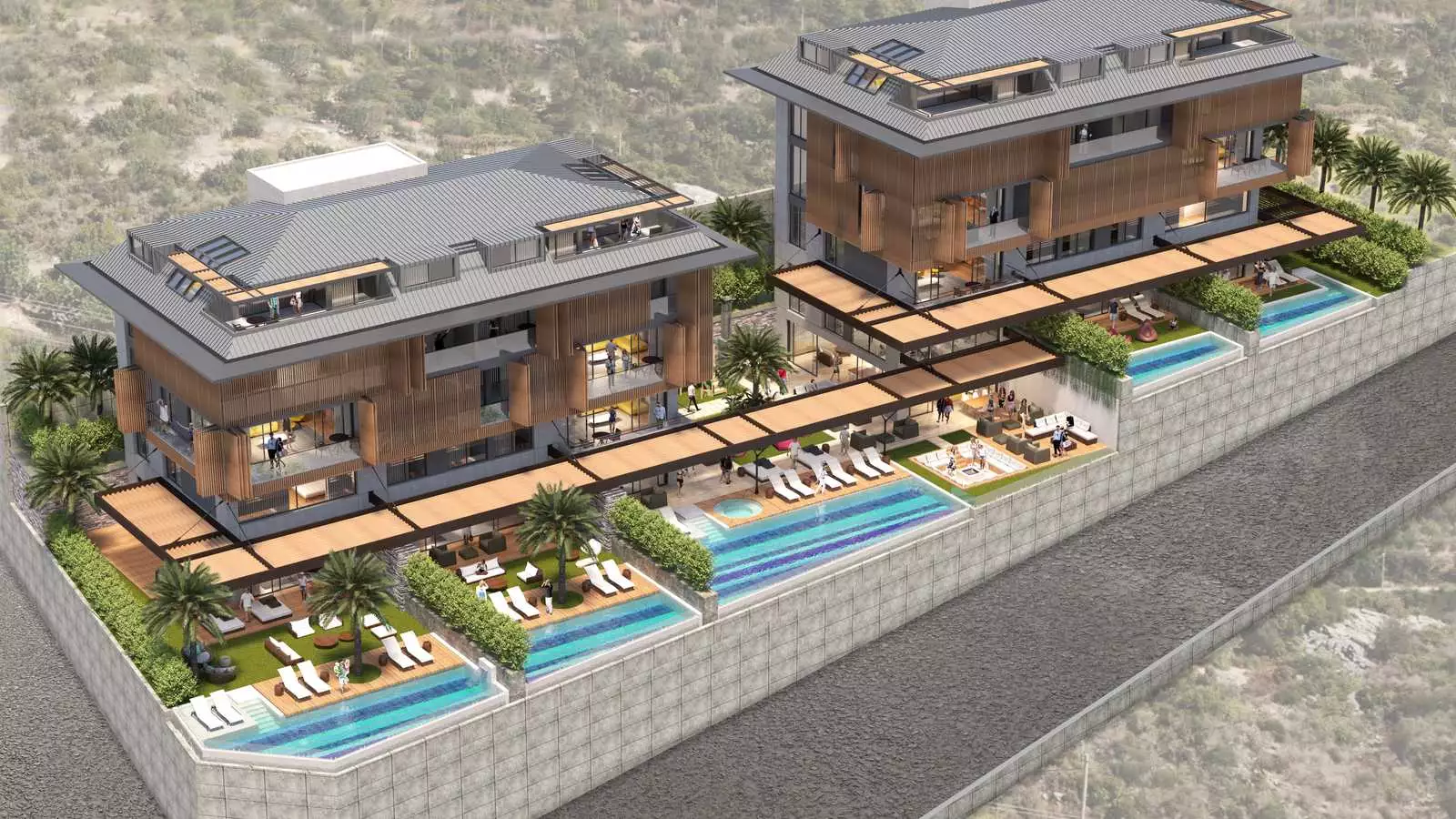 Penthouse 95m² in Turkey, Alania. Priced at 376000€ rent photo-7