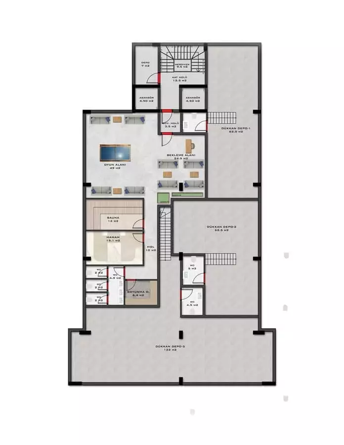 Flat 49m² in Turkey, Mahmutlar. Priced at 130000€ rent photo-18