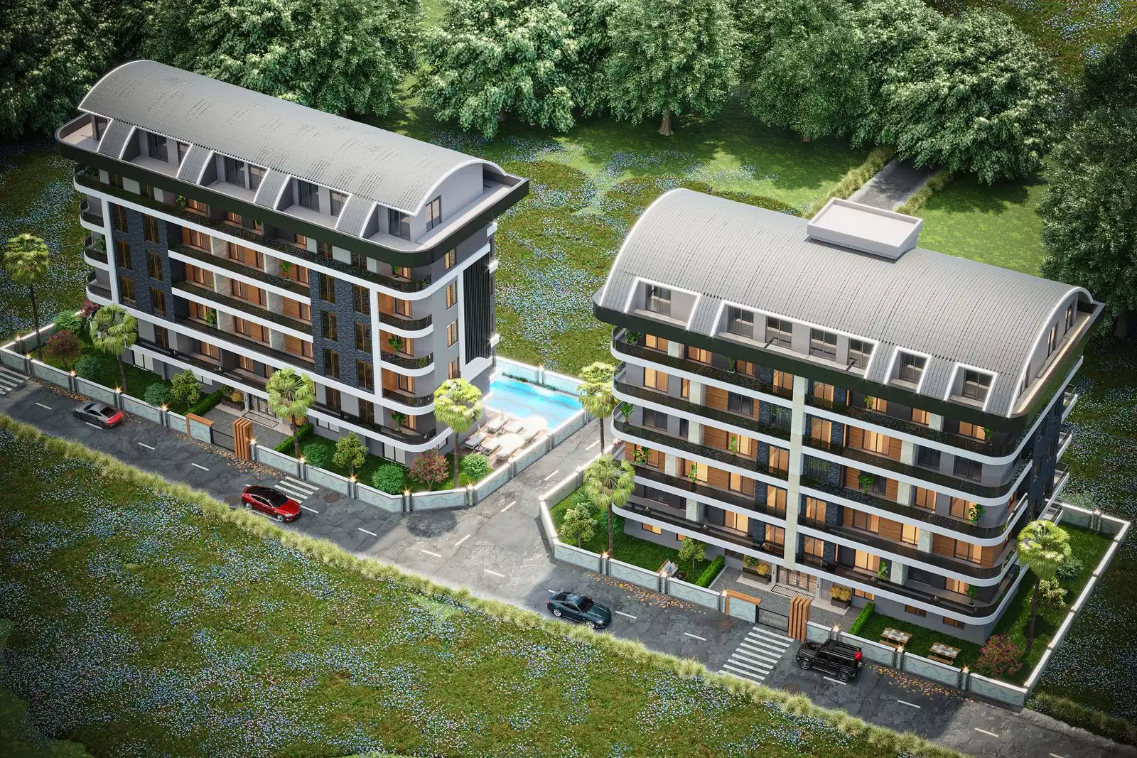 Flat 55m² in Turkey, Mahmutlar. Priced at 155000€ rent photo-5