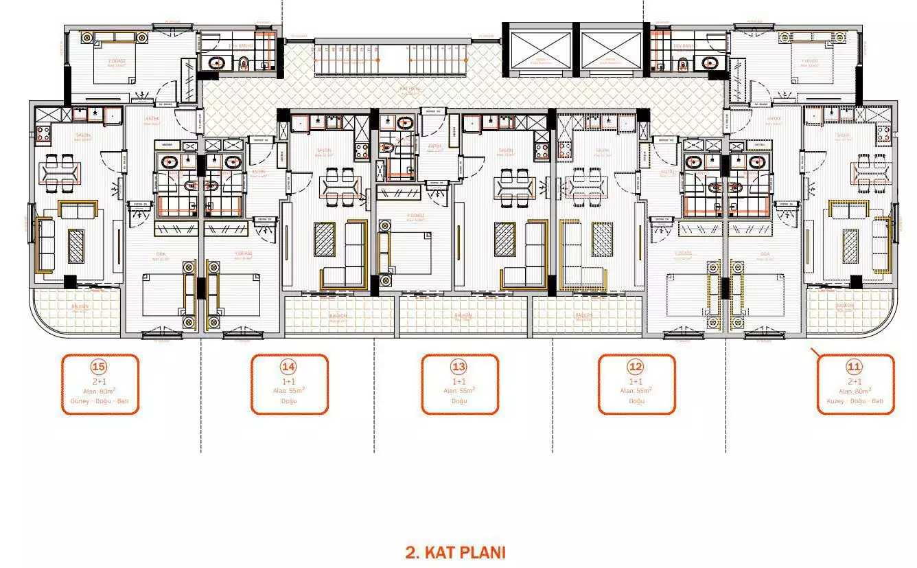 Flat 55m² in Turkey, Mahmutlar. Priced at 155000€ rent photo-30