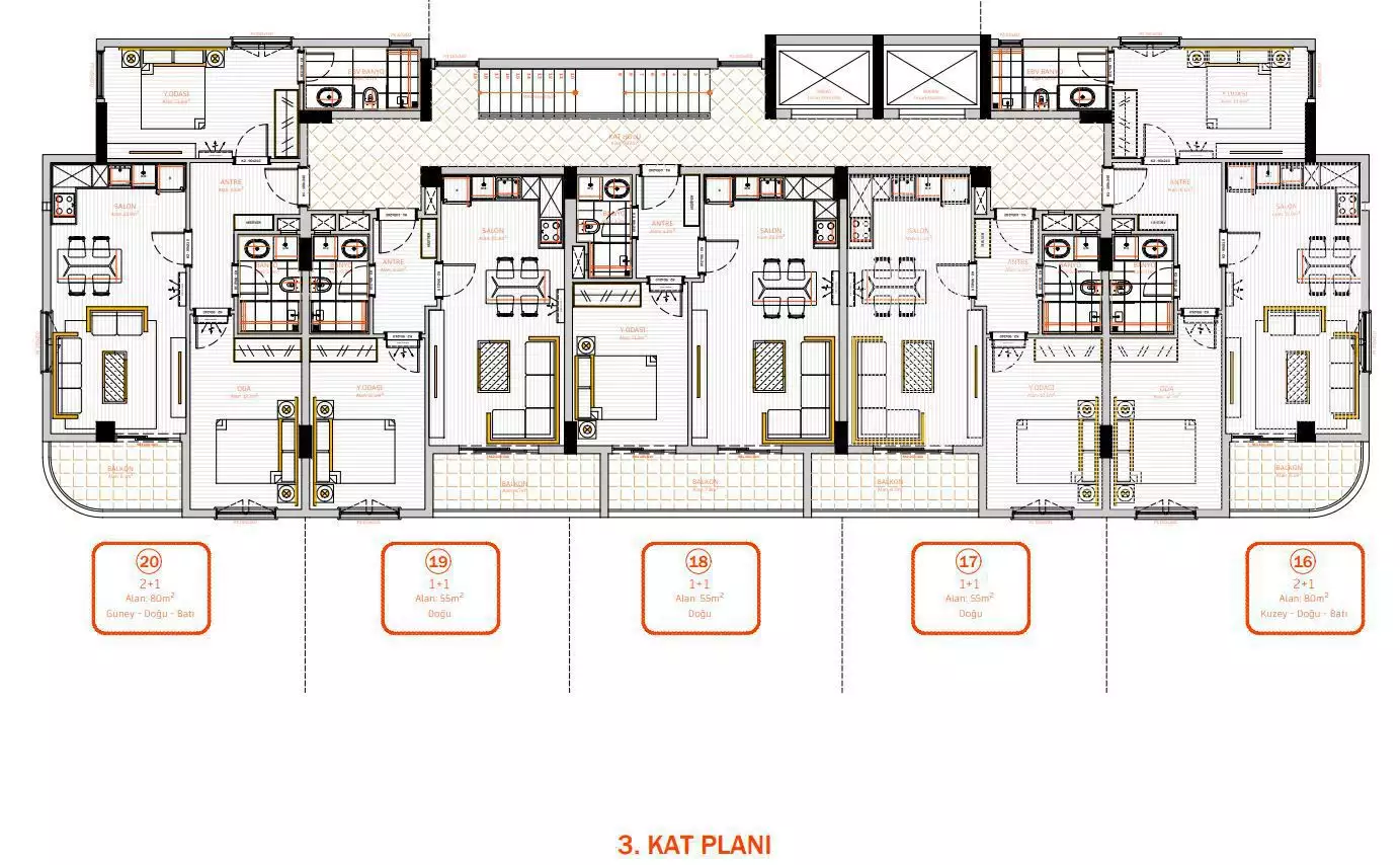 Flat 55m² in Turkey, Mahmutlar. Priced at 155000€ rent photo-31