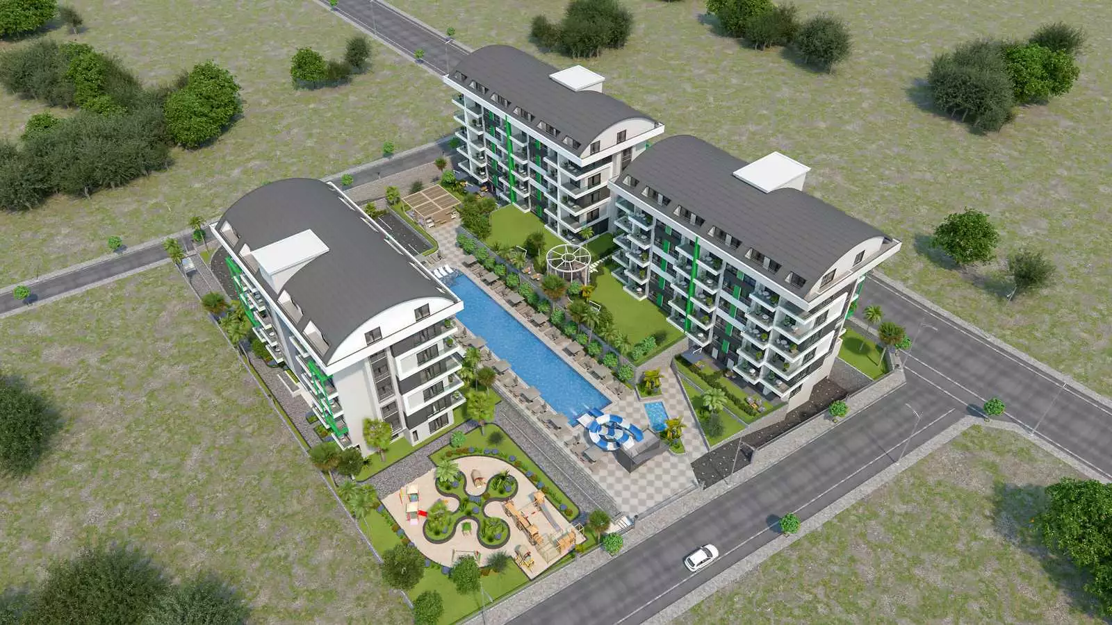 Flat 48m² in Turkey, Kargicak. Priced at 175000€ rent photo-9