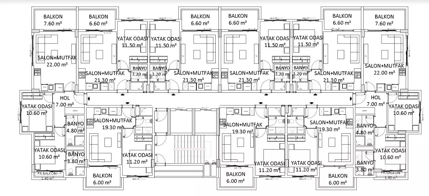 Flat 48m² in Turkey, Kargicak. Priced at 175000€ rent photo-22
