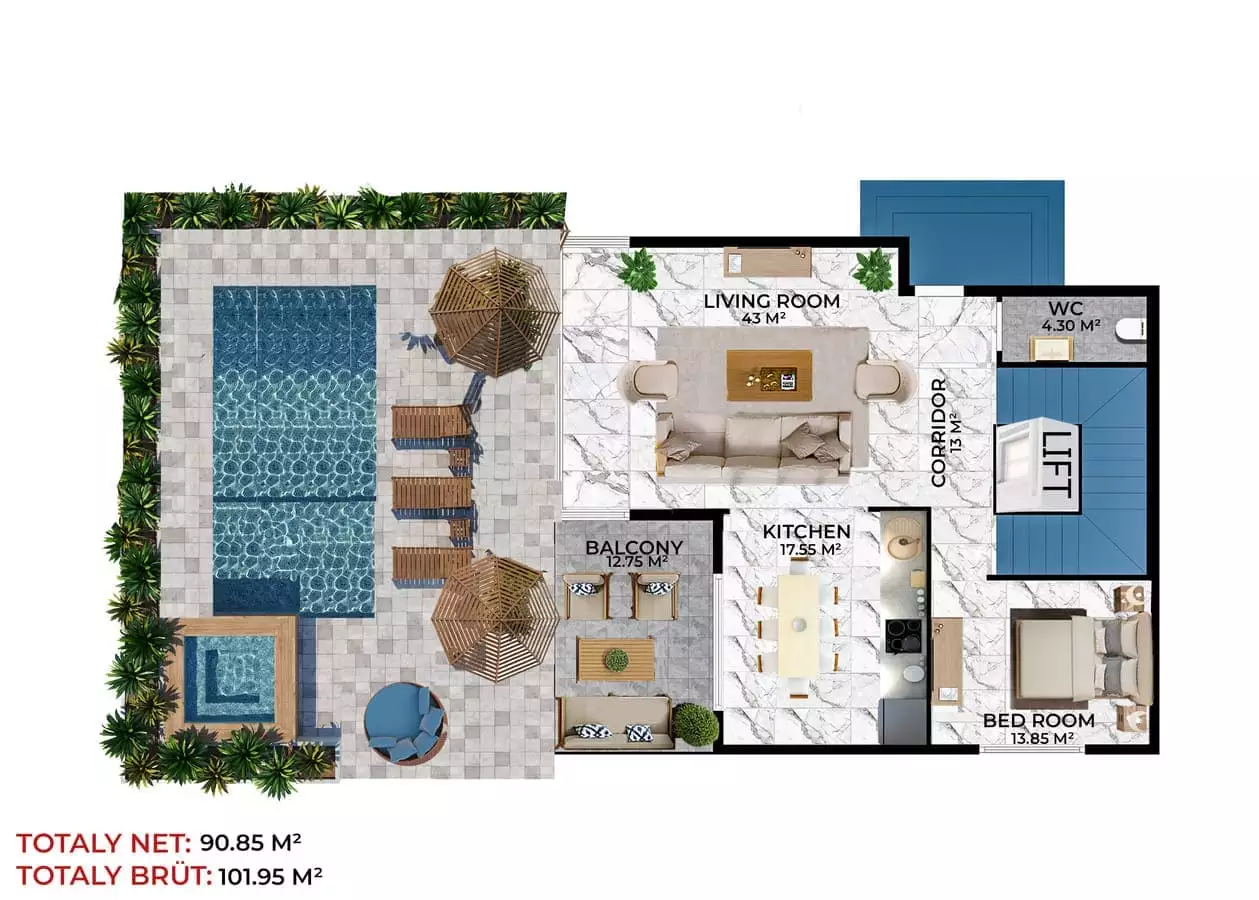 Villa 260m² in Turkey, Kargicak. Priced at 750000€ rent photo-26