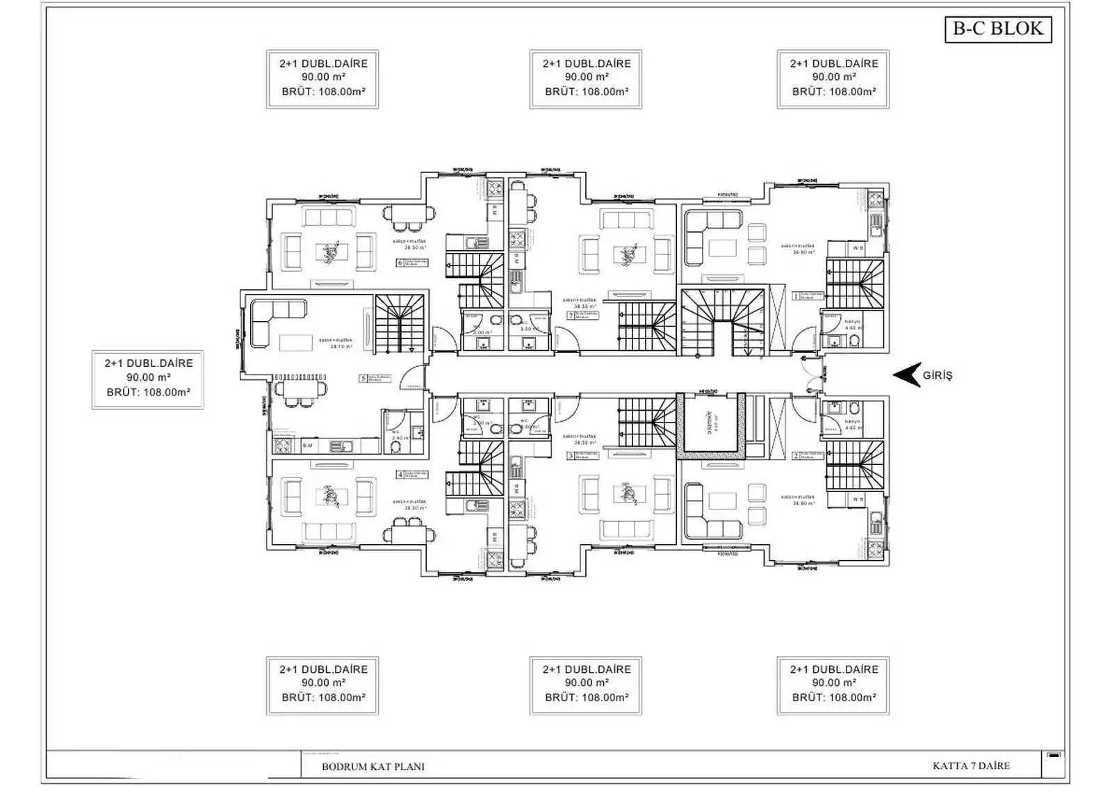 Flat 54m² in Turkey, Kargicak. Priced at 140000€ rent photo-23