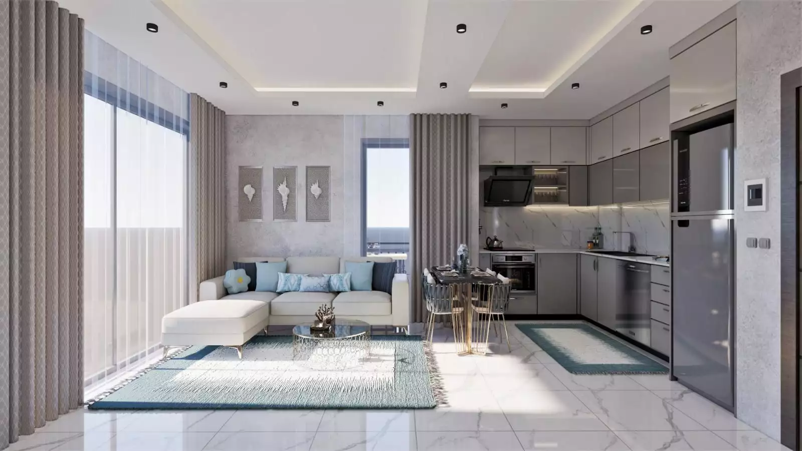 Flat 64m² in Turkey, Avsallar. Priced at 108500€ rent photo-16
