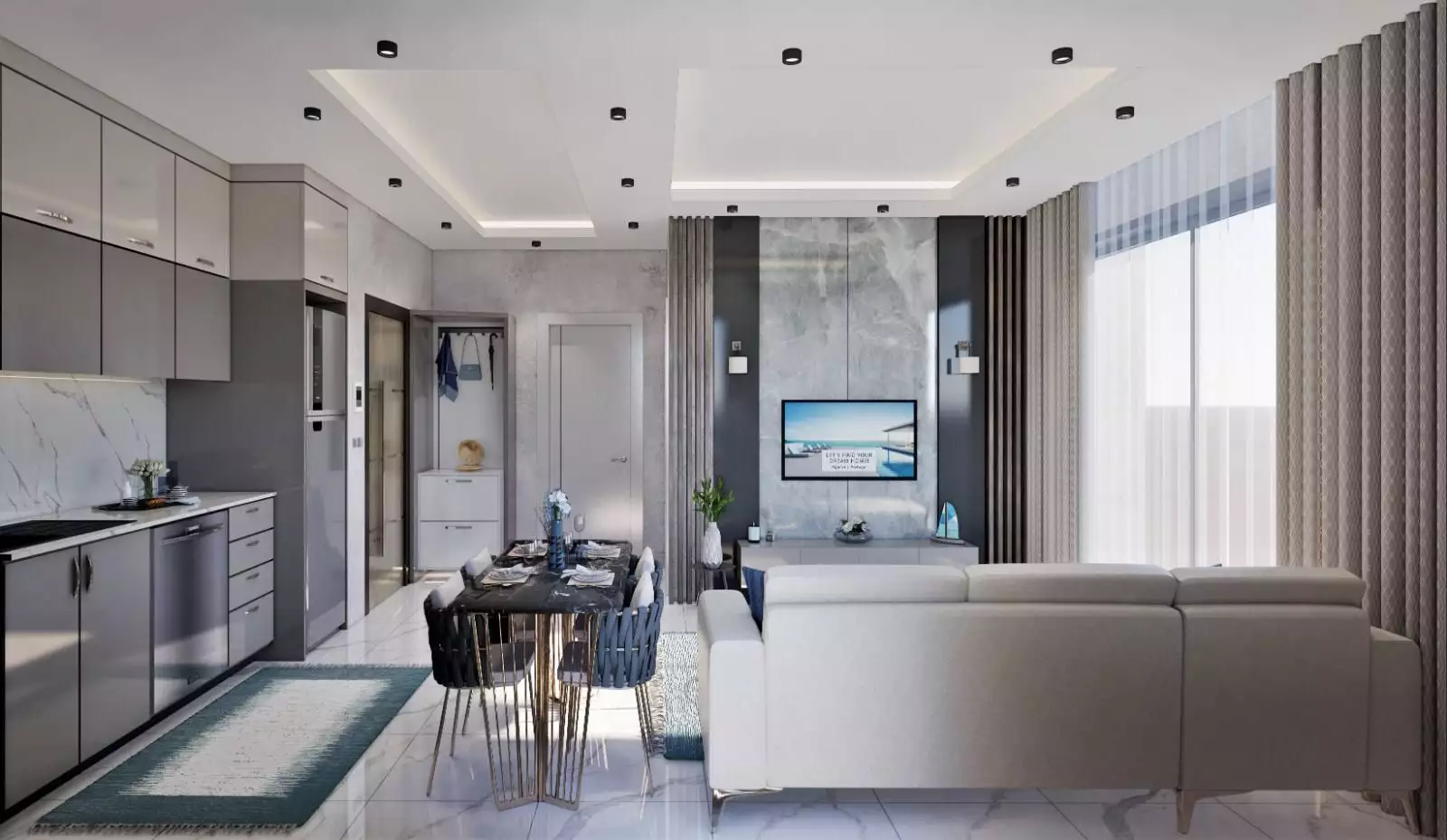 Flat 64m² in Turkey, Avsallar. Priced at 108500€ rent photo-17