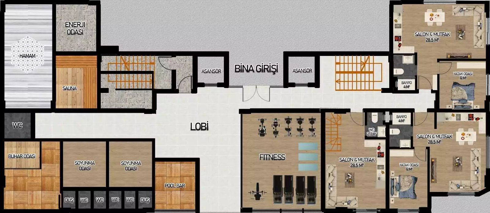 Flat 50m² in Turkey, Avsallar. Priced at 115000€ rent photo-31