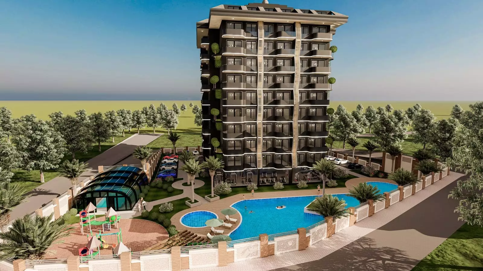 Flat 58m² in Turkey, Avsallar. Priced at 99500€ rent photo-3