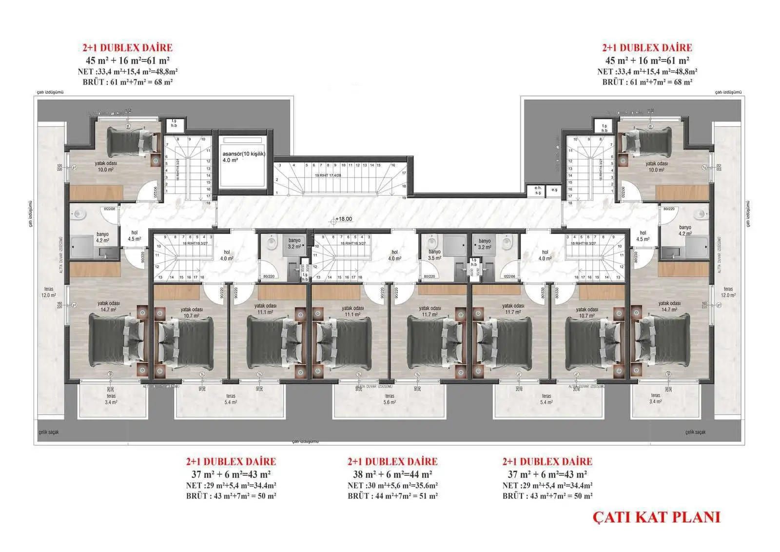 Flat 54m² in Turkey, Avsallar. Priced at 102000€ rent photo-26