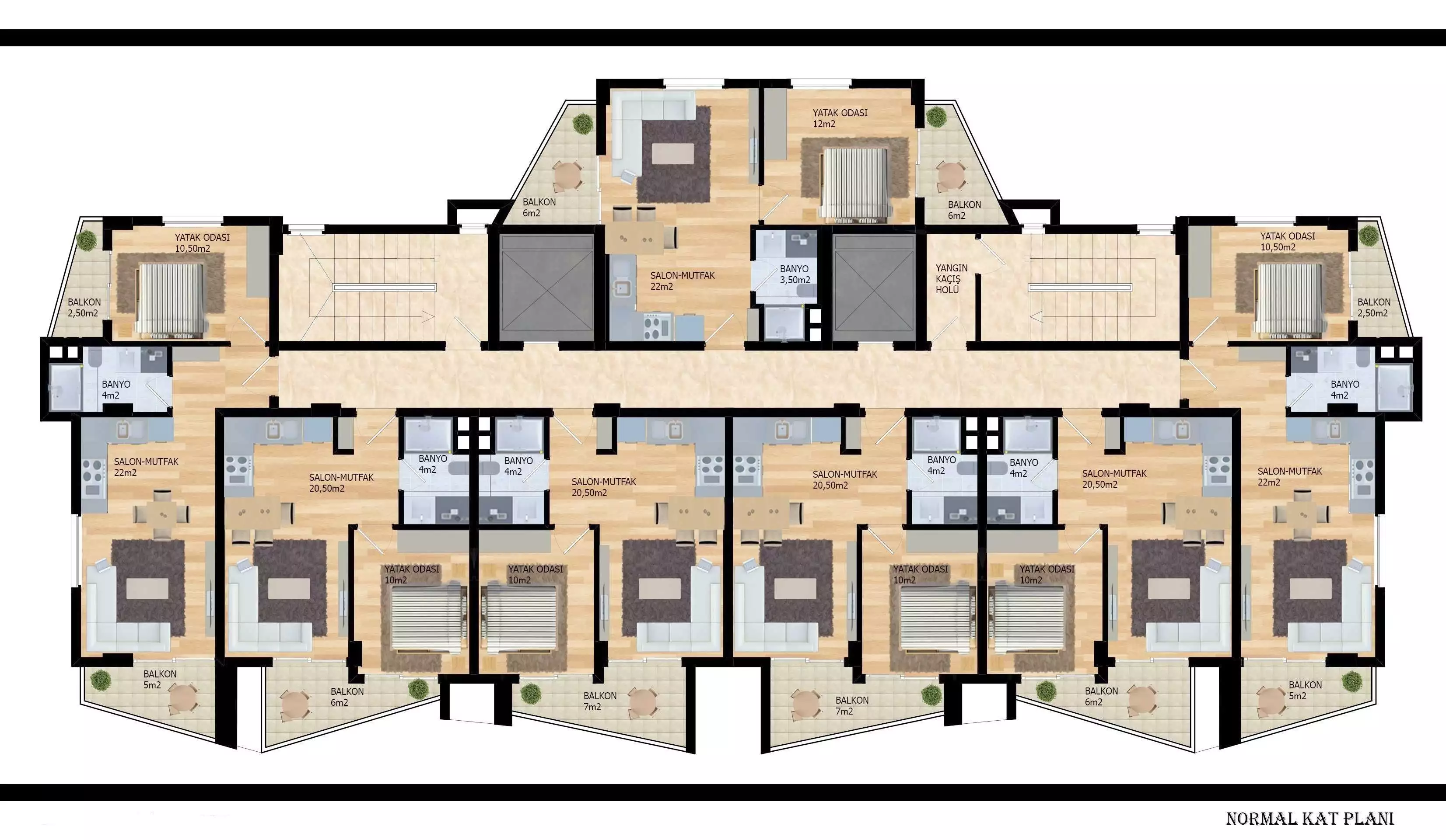 Flat 50m² in Turkey, Avsallar. Priced at 92500€ rent photo-29