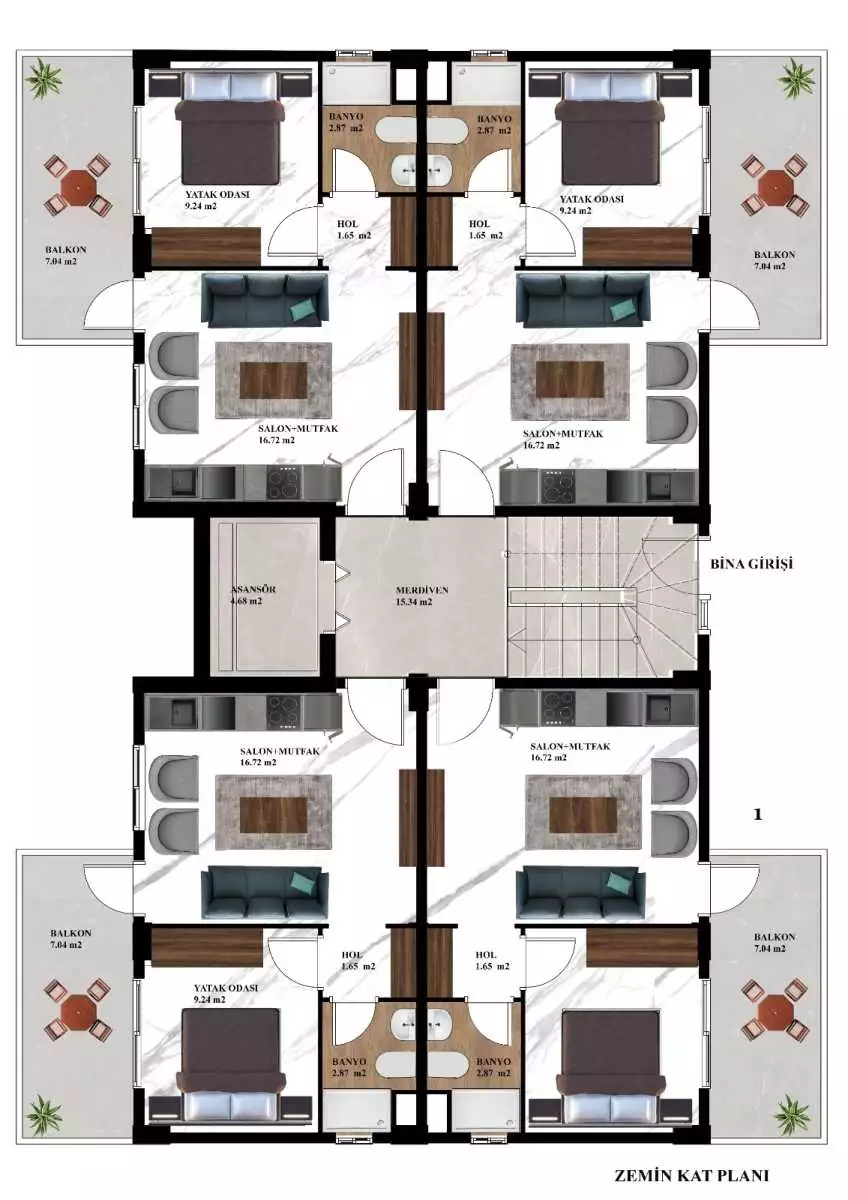 Flat 46m² in Turkey, Avsallar. Priced at 85000€ rent photo-28