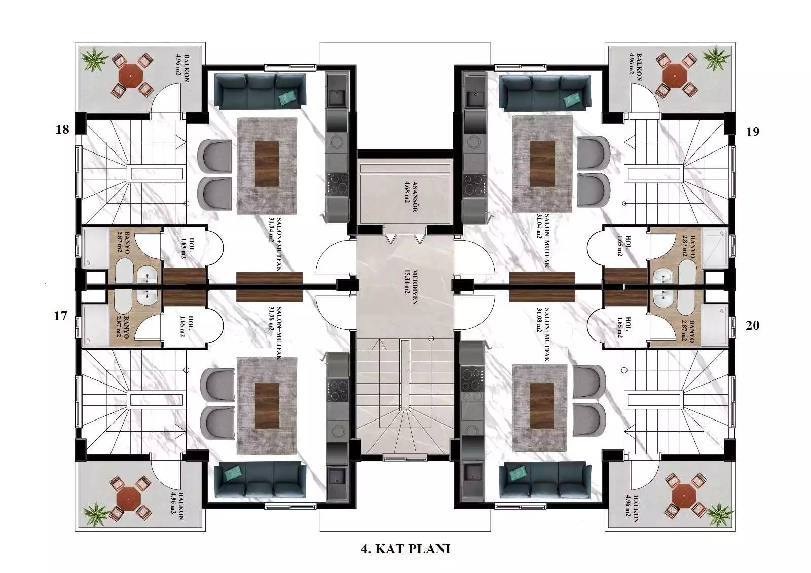 Flat 46m² in Turkey, Avsallar. Priced at 85000€ rent photo-30