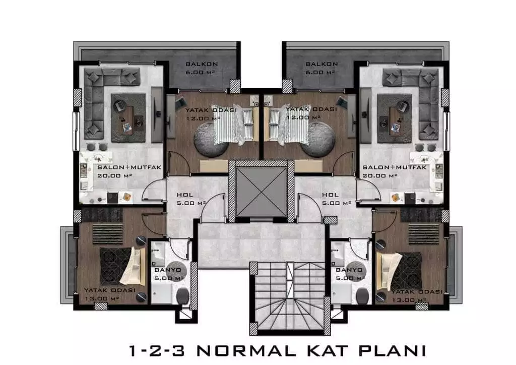 Flat 80m² in Turkey, Avsallar. Priced at 92000€ rent photo-22